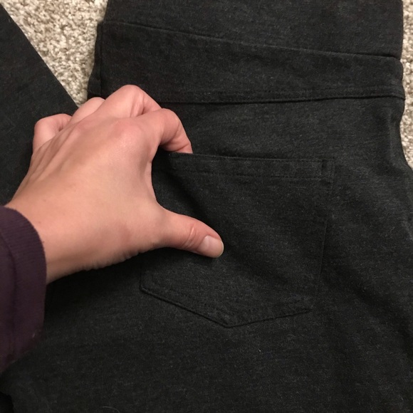 Matty M zipper detail leggings dark gray - Picture 6 of 8